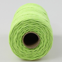 Mia Mote™ Petit Line Sznurek pleciony bawełniany 2mm Lime Quartz