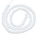 Koraliki Fasetowane Kryształki Szklane Rondelle Biały  2.7x1.5mm