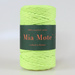 Mia Mote™ Classic Line Sznurek bawełniany skręcany do makramy 5mm lime quartz