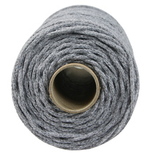 Mia Mote™ Petit Line Sznurek pleciony bawełniany 2mm Striped Flint