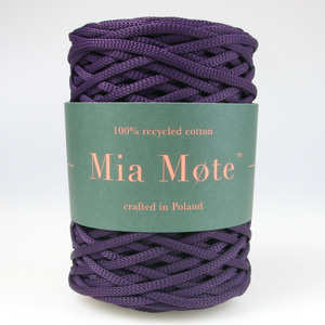 Mia Mote™ ByBag Line Sznurek Poliestrowy płaski bez rdzenia ametystowy 5mm
