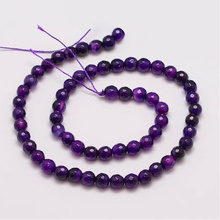 Agat Indigo Kamień Jubilerski Fasetowany kula 6mm