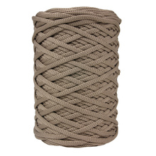 Mia Mote™ ByBag Line Sznurek Poliestrowy płaski bez rdzenia beżowy ciemny mokka 3mm