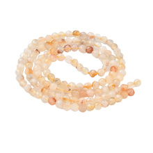 Cytryn - kamień słońca, radości i obfitości - kula fasetowana 3mm