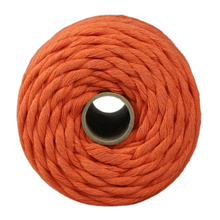 Mia Mote™ Lavish Line Sznurek bawełniany skręcany do makramy copper 5mm