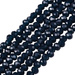 Koraliki Fasetowane Kryształki Szklane Rondelle Morski Granatowy 2.7x1.5mm