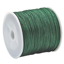 Sznurek Nylonowy 0.4mm do bransoletek kamieni Topliwy Zielony butelkowy