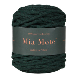 Mia Mote™ Huge Line Sznurek bawełniany pleciony 9mm Emerald