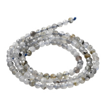 Labradoryt - kamień intuicji, ochrony i przemiany - kula fasetowana 3mm