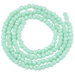 Koraliki Fasetowane Kryształki Szklane Rondelle Miętowy 2.7x1.5mm