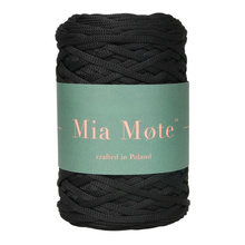 Mia Mote™ ByBag Line Sznurek Poliestrowy płaski bez rdzenia czarny 5mm