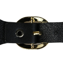 Zapięcie zatrzaskowe do Torby Torebki eko skóra czarny 115x28mm