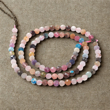 Agaty, Jadeity i inne mix kamieni naturalnych - siła różnorodności, energii i kreatywności - kula fasetowana 3~3.5mm