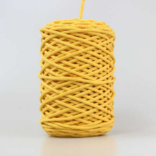 Mia Mote™ Thinny Line sznurek bawełniany 3mm orpiment on dolomite