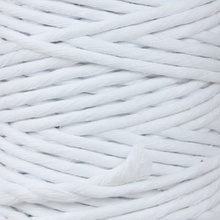 Mia Mote™ Classic Line Sznurek bawełniany skręcany do makramy 5mm chalk