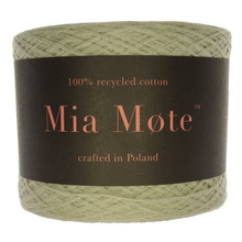 Mia Mote™ Green Cotton MOTE Olive aquamarine 4-nitki