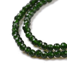 Piasek pustyni zielony - kamień harmonii, kreatywności i blasku - kula fasetowana 2mm