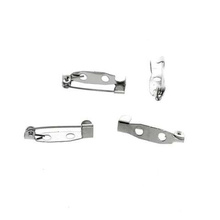 Zapięcie Baza Broszki Kolor Srebrny Oksydowany 20x5mm