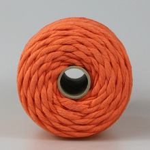 Mia Mote™ Lavish Line Sznurek bawełniany skręcany do makramy copper 5mm