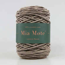 Mia Mote™ Basic Line sznurek bawełniany 5mm deep sunstone