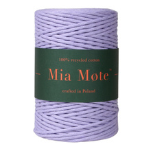 Mia Mote™ Classic Line Sznurek bawełniany skręcany do makramy 3mm Kunzyt