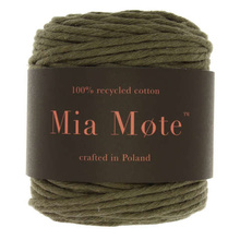 Sznurek bawełniany skręcany do makramy ecconomic khaki 5mm ~10m