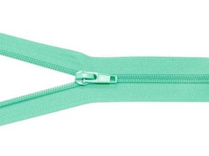 Zamek suwak błyskawiczny spiralny 5 do torebki rozdzielczy auto lock miętowy 30cm