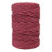 Mia Mote™ Classic Line Sznurek bawełniany skręcany do makramy 5mm ruby