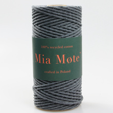 Mia Mote™ Petit Line Sznurek pleciony bawełniany 2mm Smoky Quartz