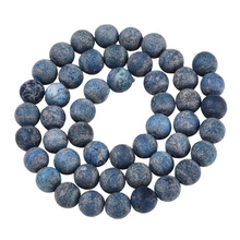 Turkus Amerykański Mrożony - kamień odwagi, równowagi i ekspresji - kula 8mm