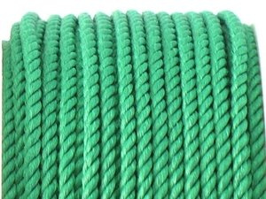Sznurek Skręcany Zielony 2.2mm Szpulka 25m