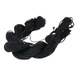 Sznurek Jubilerski Nylonowy Topliwy do Bransoletek Makramy 1mm Czarny 26m