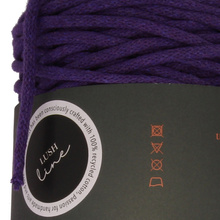 Mia Mote™ Lush Line Sznurek bawełniany 5mm amethyst Nowy Splot