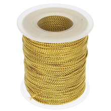 Sznurek Nylonowy Metalizowany Złoty 1mm