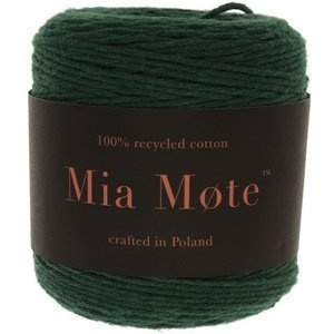 Sznurek bawełniany skręcany do makramy ecconomic zielony 2mm ~30m