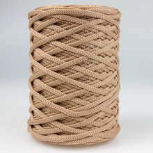 Mia Mote™ ByBag Line Sznurek Poliestrowy płaski bez rdzenia karmelowy 5mm