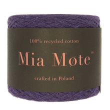 Mia Mote™ Green Cotton MOTE amethyst 4-nitki