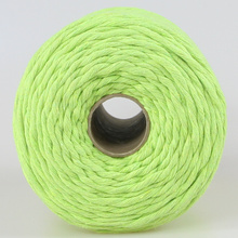 Mia Mote™ Classic Line Sznurek bawełniany skręcany do makramy 2mm lime quartz