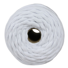 Mia Mote™ Lavish Line Sznurek bawełniany skręcany do makramy chalk 5mm