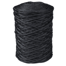 Mia Mote™ ByBag Line Sznurek Poliestrowy płaski bez rdzenia czarny 3mm