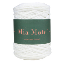 Mia Mote™ ByBag Line Sznurek Poliestrowy płaski bez rdzenia biały 3mm