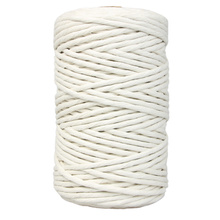 Sznurek Bawełniany / Eco / Skręcany / do Makramy / Limestone / 5mm