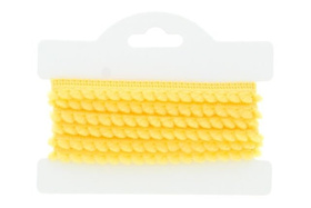 Taśma dekoracyjna z pomponami wypustki kremowy 9mm