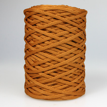 Mia Mote™ ByBag Line Sznurek Poliestrowy płaski bez rdzenia miodowy ciemny 5mm