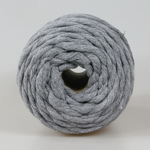 Mia Mote™ Lavish Line Sznurek bawełniany skręcany do makramy striped flint 5mm