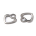Zawieszka Stal Chirurgiczna serce 12x10.5x1mm