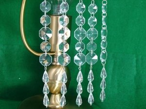 Kryształki Kryształy na Lampę Abażur Żyrandol Długie Łza Crystal 180mm
