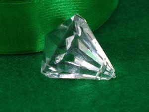 Kryształki Szlifowane Akrylowe Brylant Diament Lodowy Crystal 23mm ~23g ~4szt