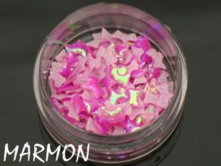 [OZ034] Hologramy błyszczące pieski różowe (1szt)