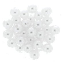 Koraliki Perła Perełki Akrylowe Biały 10mm ~50g ~100szt